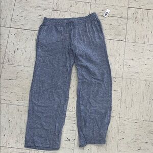 Old Navy Blue Textured Pants